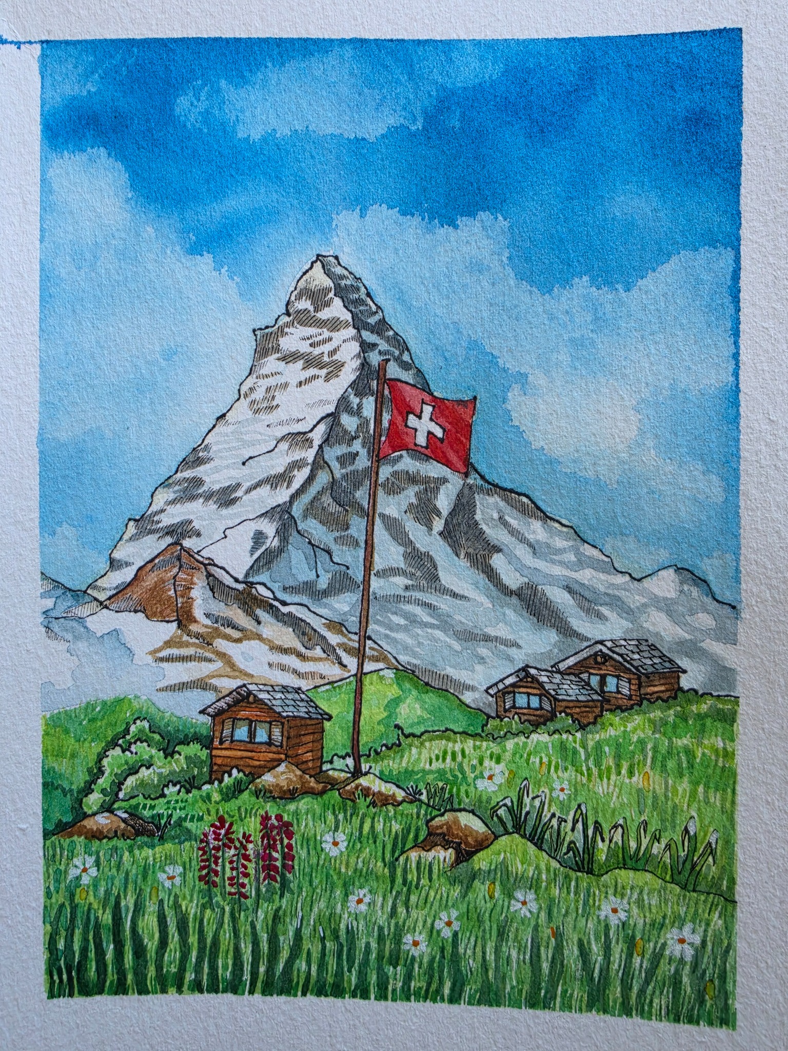 Montaña de Suiza