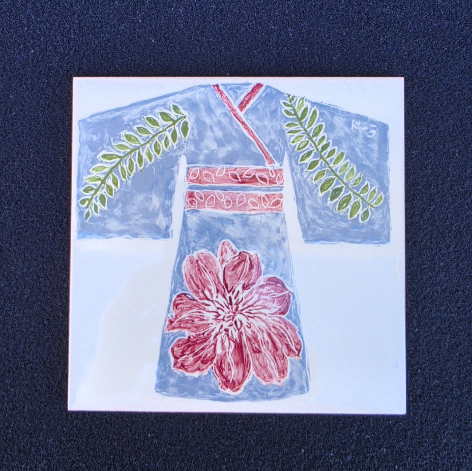 Azulejo Kimono azul