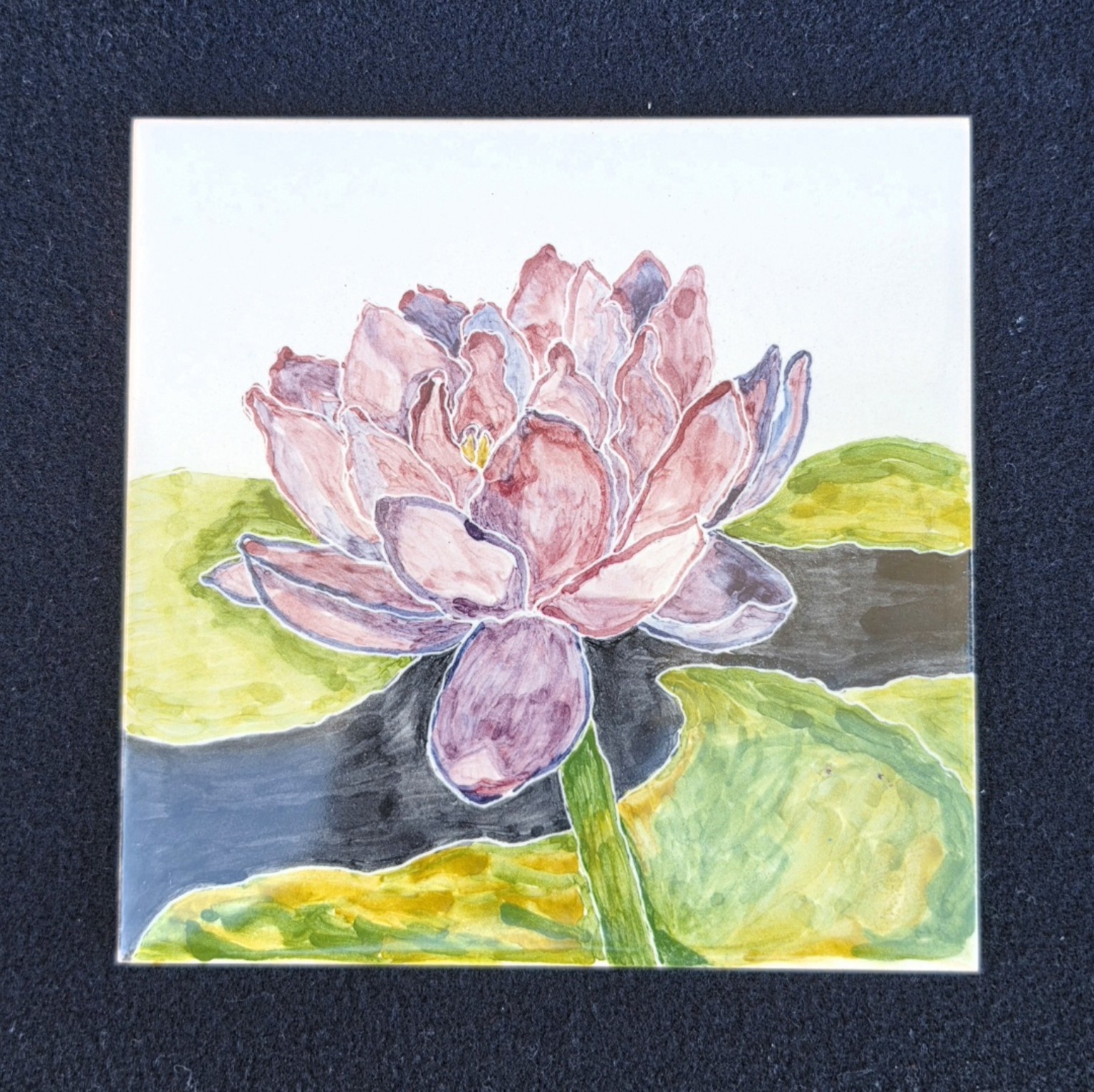 Azulejo Nenúfar rosa