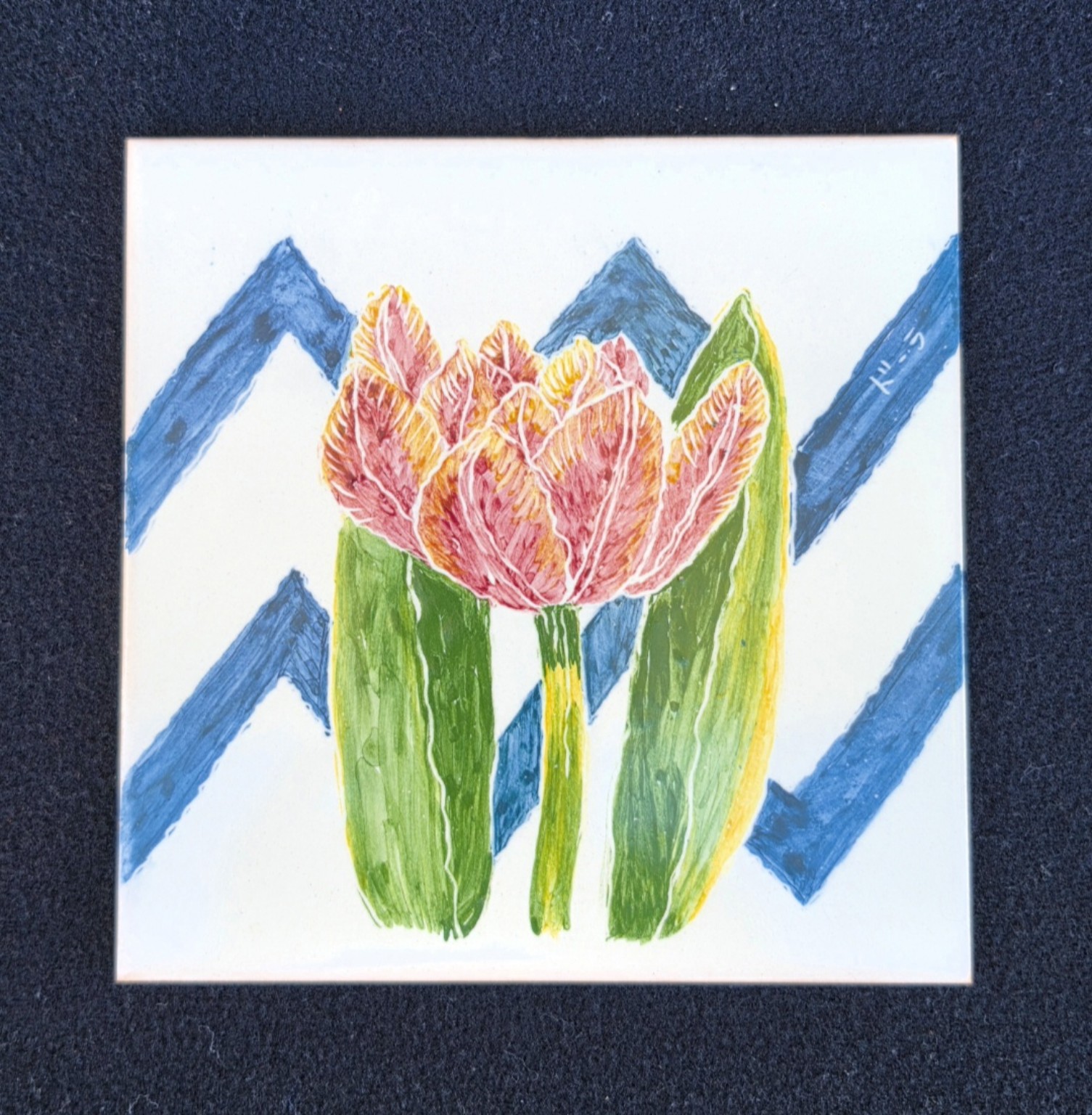 Azulejo Tulipán