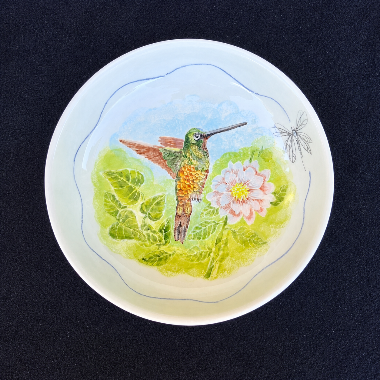 Colibrí en vuelo
